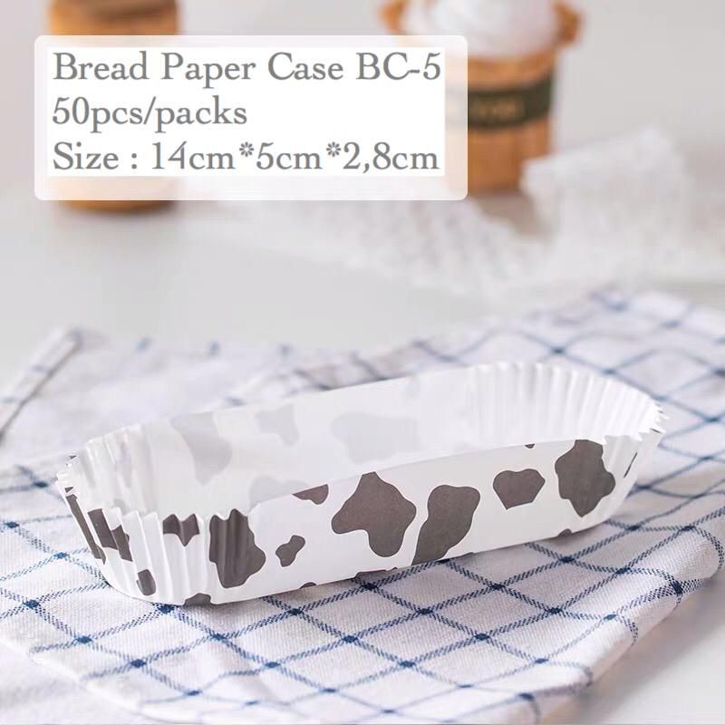 bread paper case oval 50pcs paper cup oval unik dan mewah