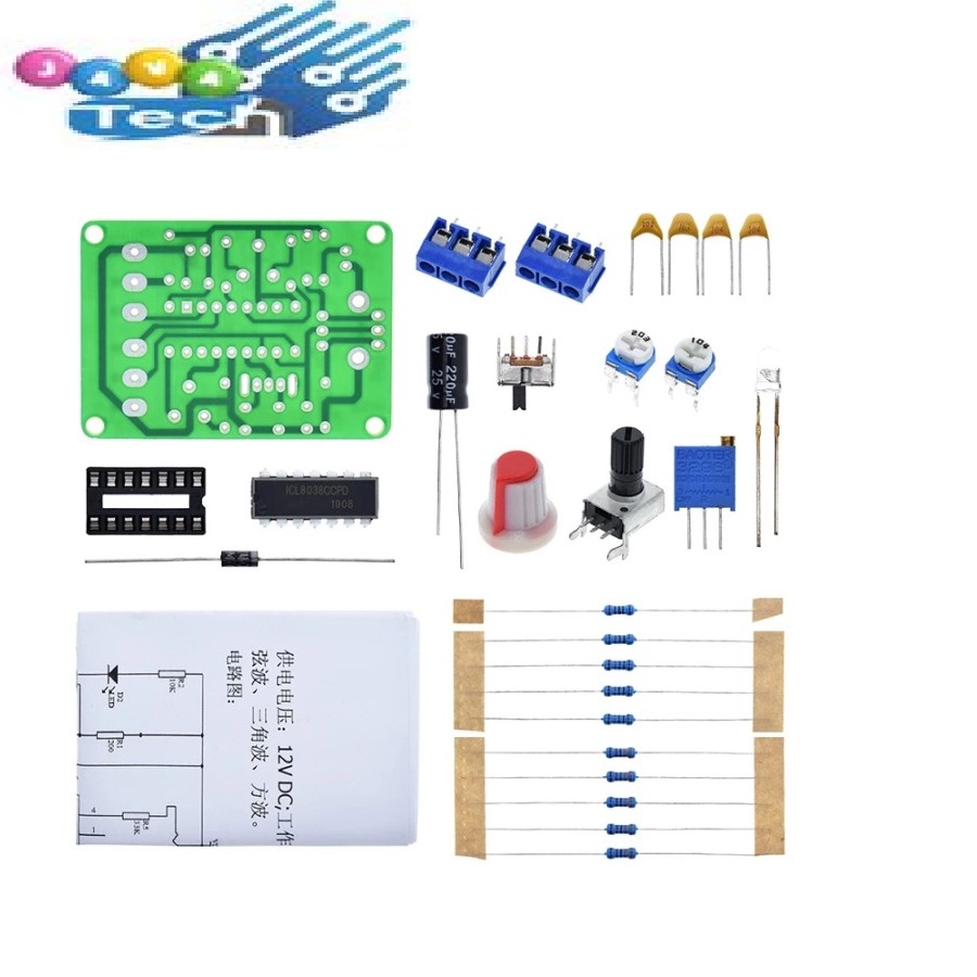 Modul ICL8038 Monolithic Function Signal Generator Sine SquareTriangle