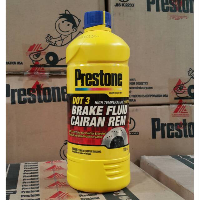 MINYAK REM / OLI REM PRESTONE DOT-3 BENING / CLEAR 1000 ML