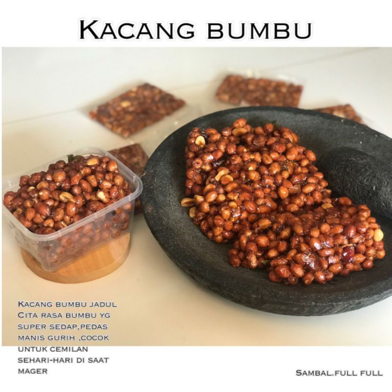 

kacang bumbu pedas manis-cemilan bumbu kacang jadul- harga untuk 1 cup