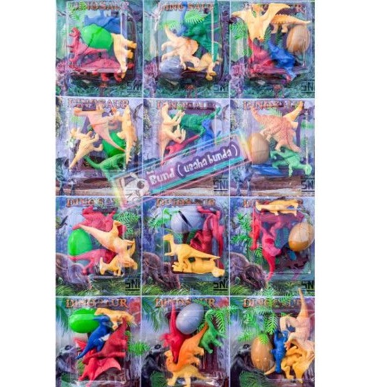Mainan Hewan dan Dinosaurus Mini - Topper Cake ulang tahun Hewan Dinosaurus - Figure Animal