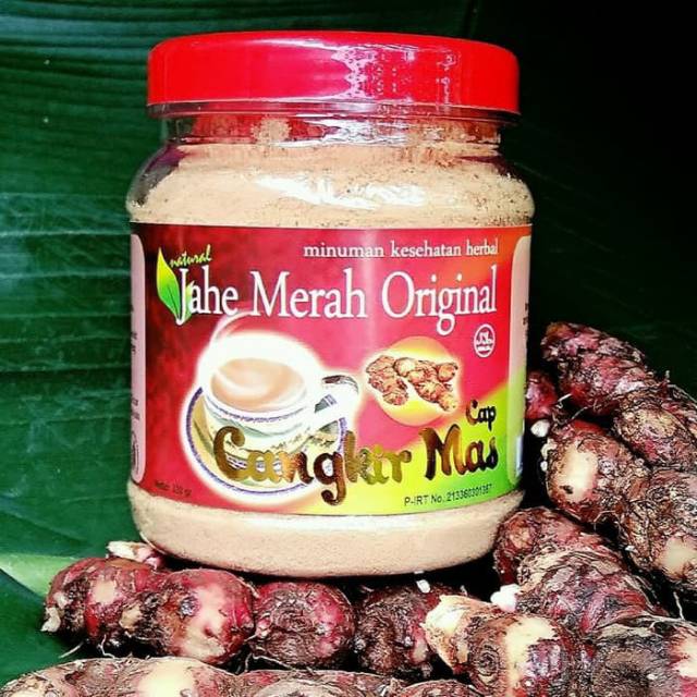 

Jahe merah original cap CANGKIR MAS makanan kesehatan herbal