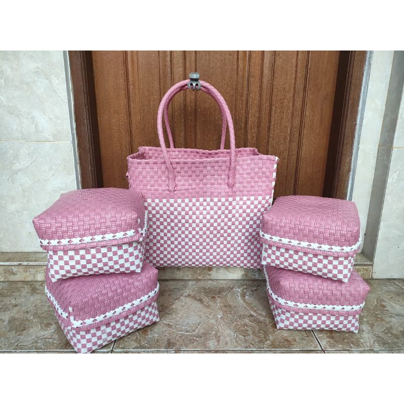 Tas Set 4 Keben cantik premium⭐⭐⭐⭐⭐