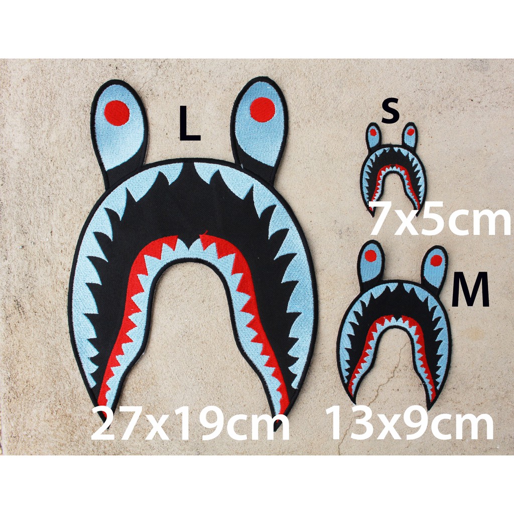 bape shark patch