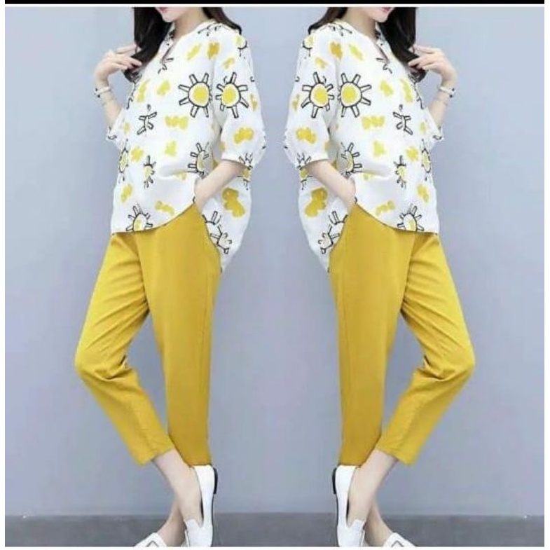 set sunny/ setelan wanita/pakaian wanita/pakaian setelan wanita-5