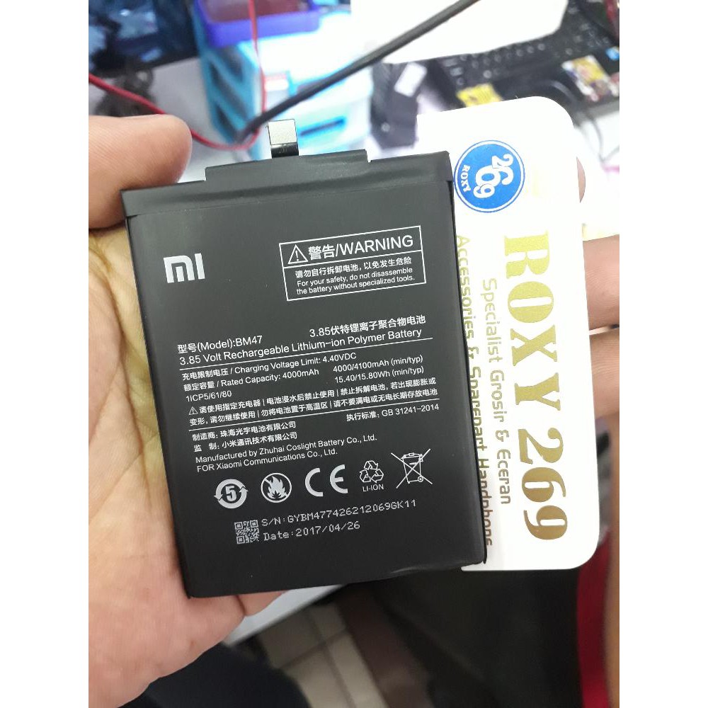 Batre Baterai HP Xiaomi BM47 Ori Tipe Handphone REDMI 4X REDMI 3 3S 3X