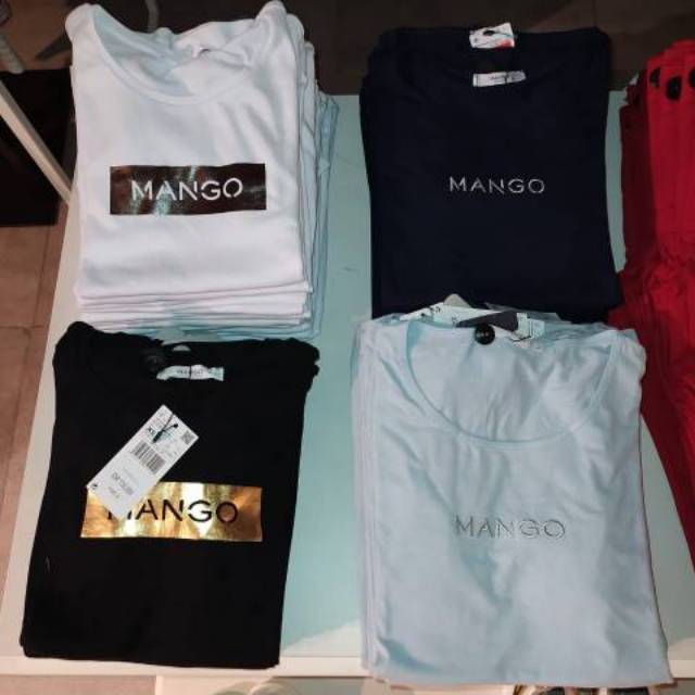 NEW ARRIVAL Tshirt Logo Mango  Kaos  Mango  Original 