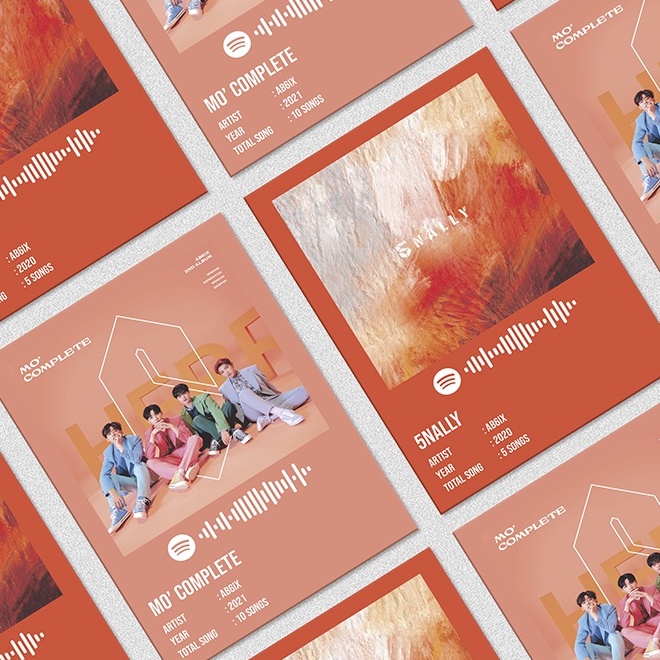 Kpop Spotify Poster A5 - AB6IX