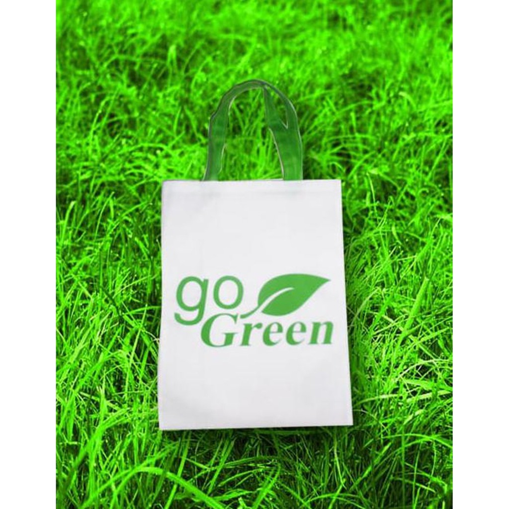 

Tas Spunbond Ramah Lingkungan Go Green Goodie Tote Bag Belanja Shop