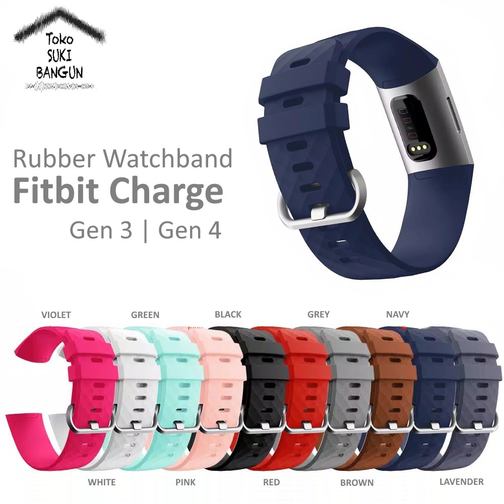 TALI JAM Fit Charge 3 4 Rubber PRISMATIC Watch Strap Band