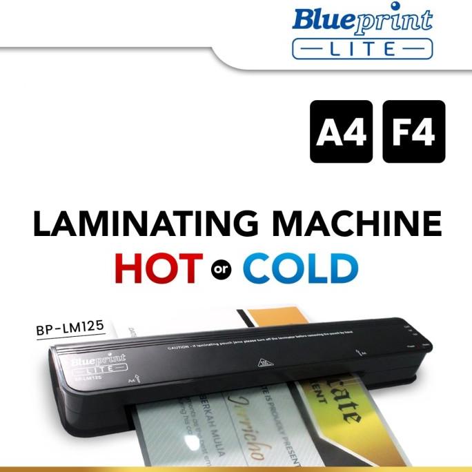 

Mesin Laminating BLUEPRINT LM125 Hot and Cold Laminating Machine A4 F4