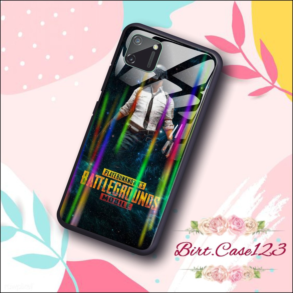 case softcase gambar PUBG back case glass aurora oppo vivo samsung iphone realme all type BC200