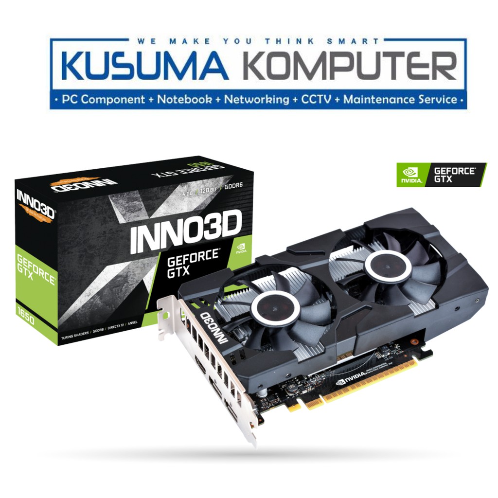 INNO3D Geforce GTX 1650 TWIN X2 OC 4GB GDDR6