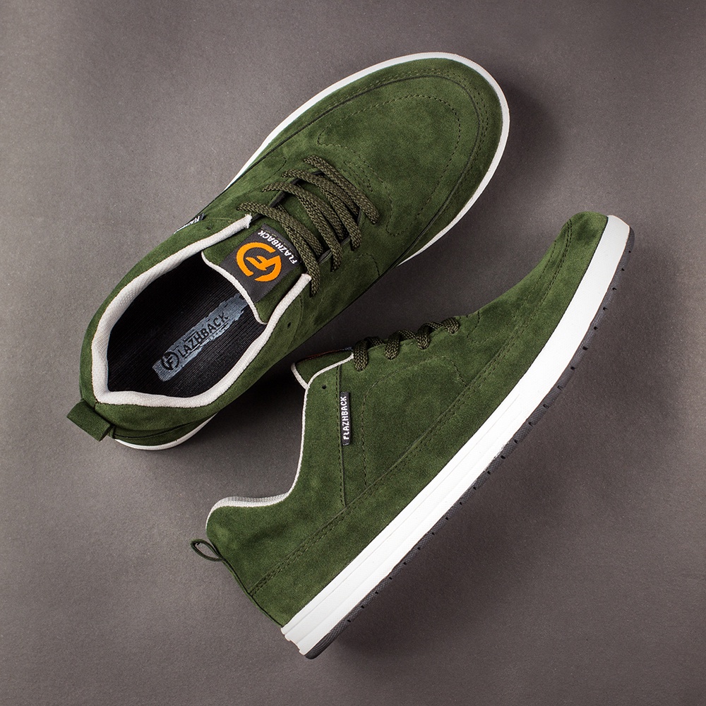 CHARLES GREEN |ManNeedMe x FLAZHBACK| Sepatu Sneakers Pria Casual Shoes ORIGINAL