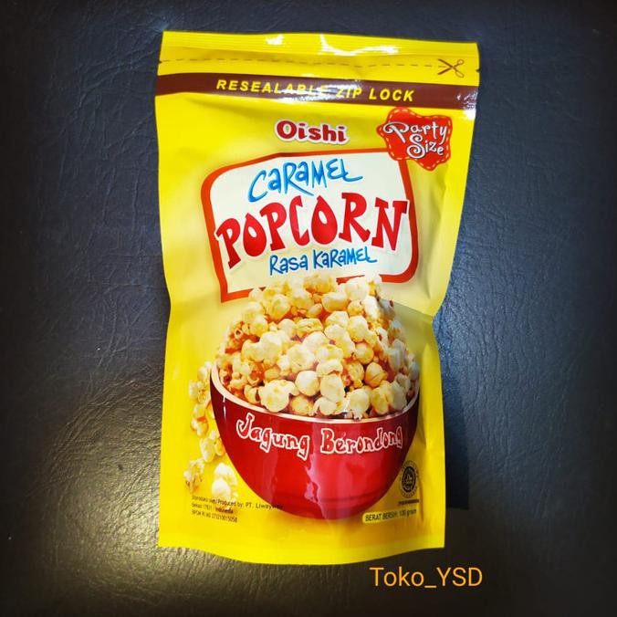 

Oishi Popcorn Caramel 100 gr / Oishi Pop Corn / Popcorn Karamel Putih