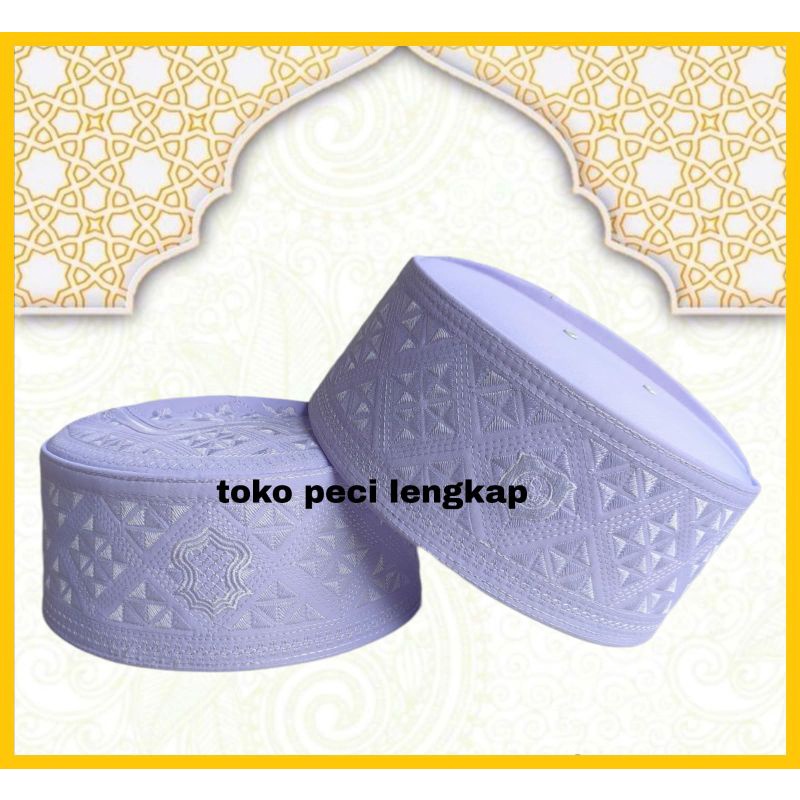 Peci assagofah/peci assagofah putih polos