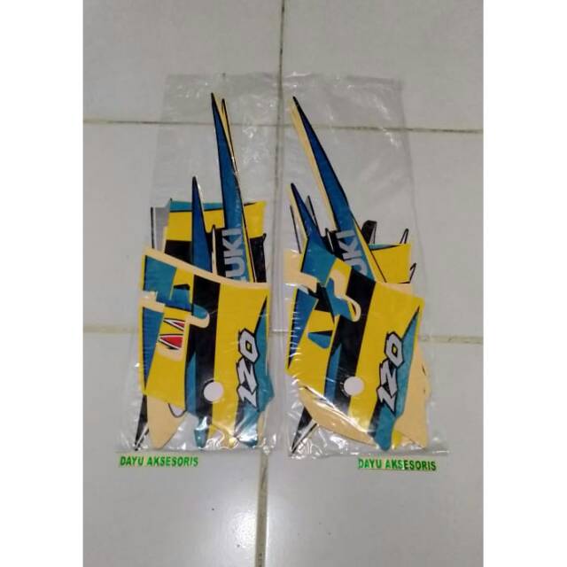 striping satria hiu malaysia kuning hitam