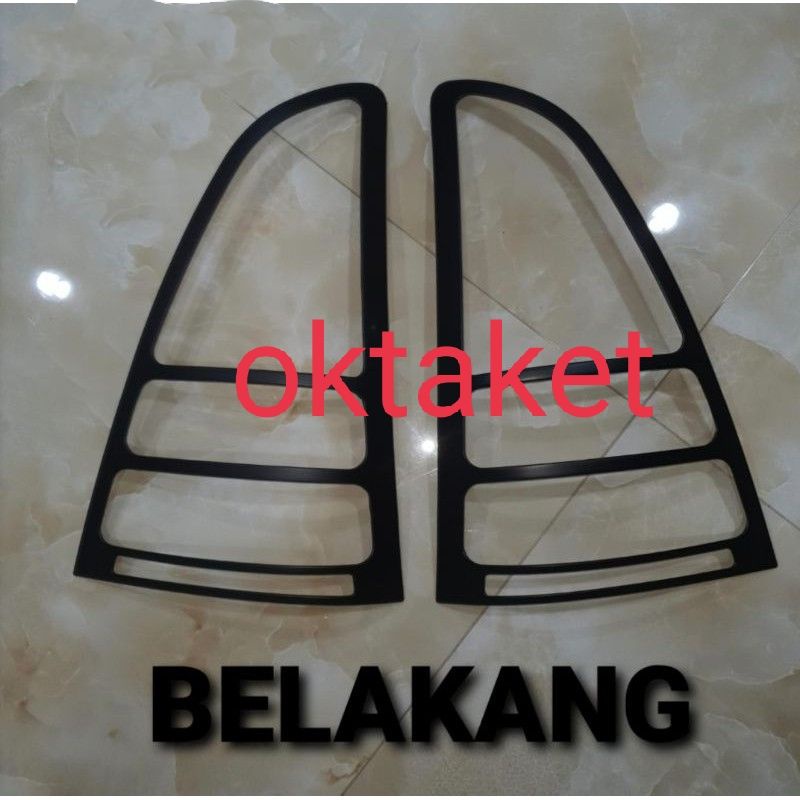 Garnish lampu belakang innova lama 2004-2007 hitam