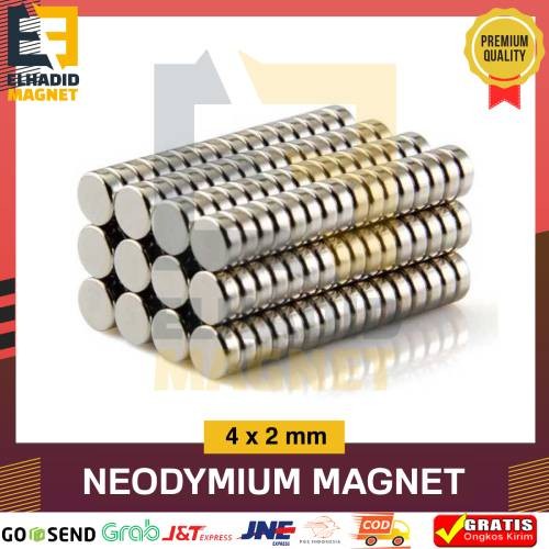 Magnet neodymium bulat 4x2mm magnet koin neodimium magnet strong magnet kuat magnet n52 magnet neody