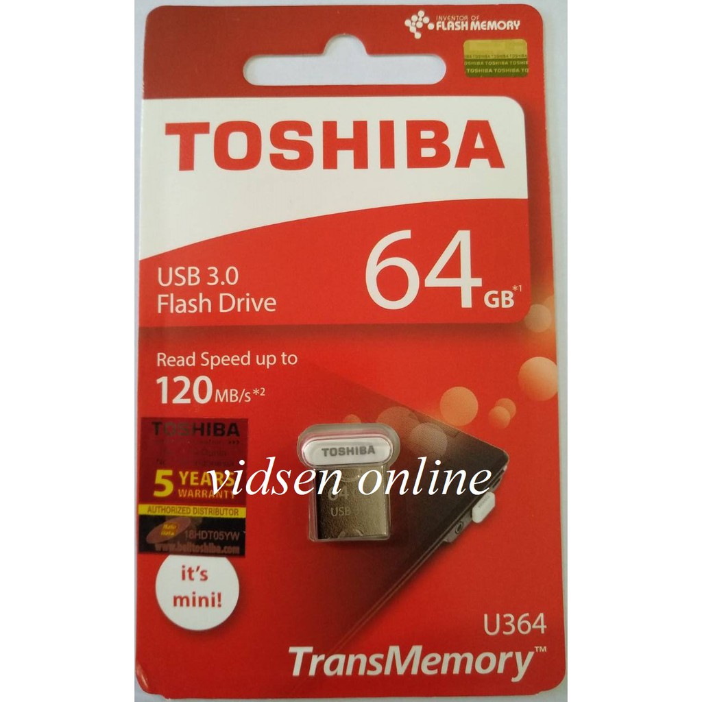 Toshiba Towadako U364 Flashdisk / Flash Disk 64Gb Usb 3.0 - Original