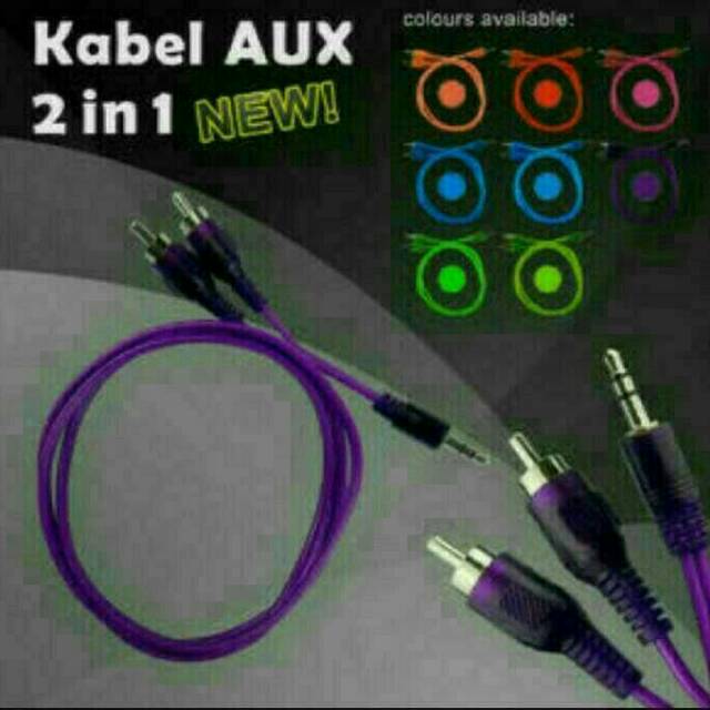 Kabel Audio AUX 2-in-1 adapter Kabel Audio