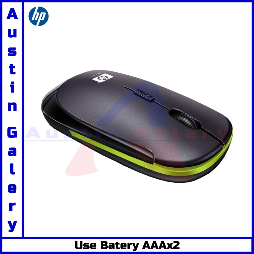 Mouse Wireless HP U3500 1600DPI Ultra Slim Mouse Wireless 2.4G Untuk PC Laptop Komputer