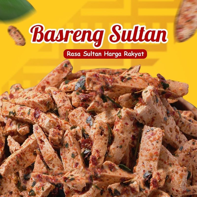 

Basreng stik cemilan kerupuk rasa pedas daun jeruk isi 500 gr