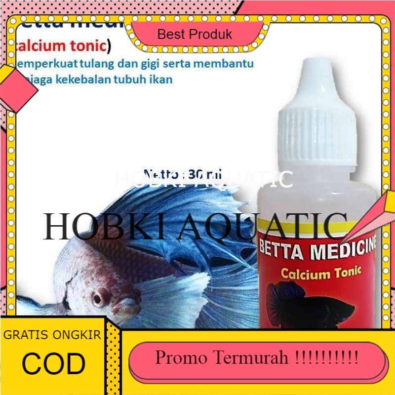 Betta Medicine Calcium Tonic Untuk Ikan Cupang aduan TERMURAH PROMO