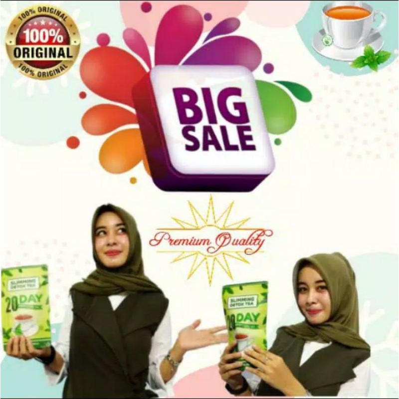 PELANGSING HERBAL SLIMMING DETOX TEA 20 DAY