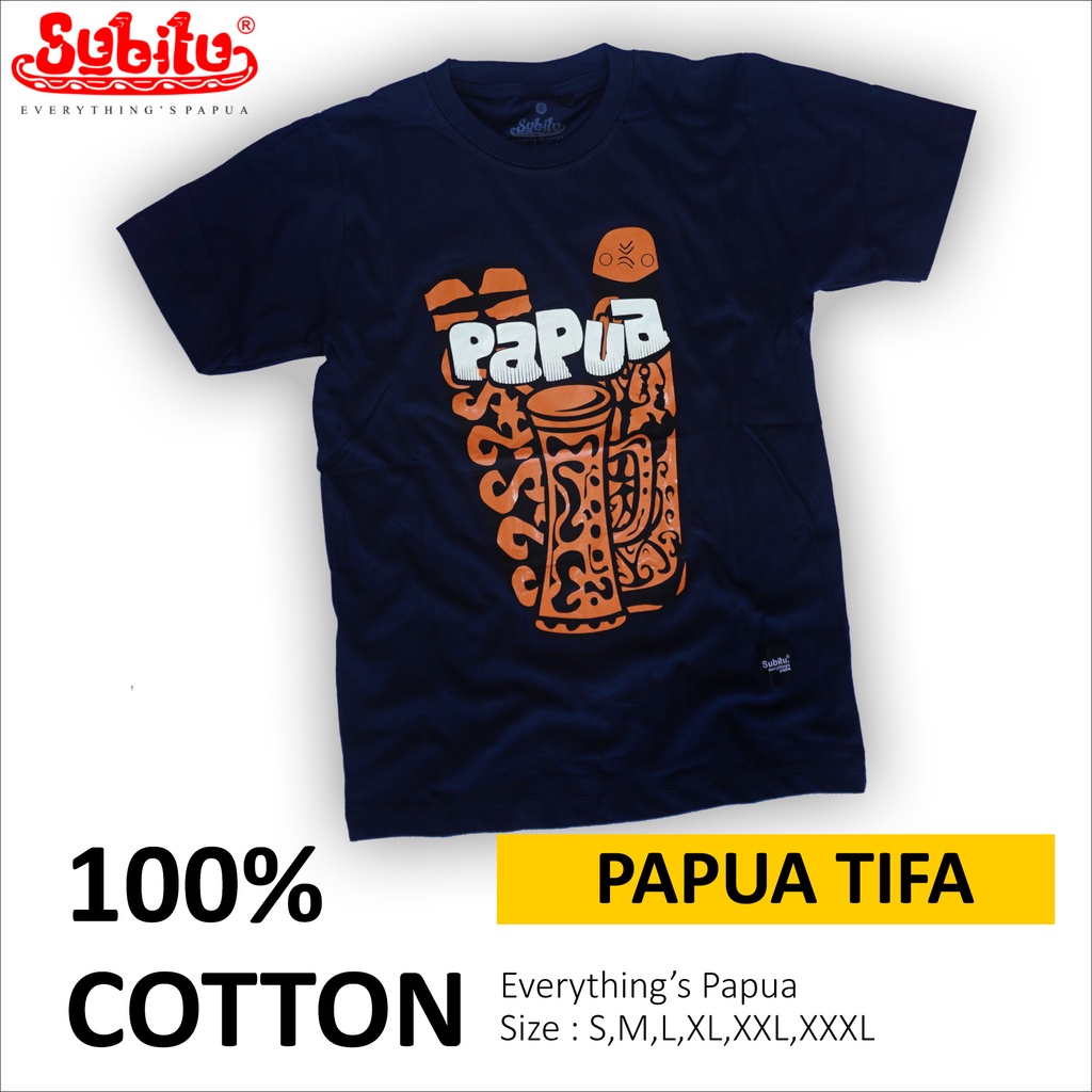 Jual Kaos Papua Tifa Navy | Shopee Indonesia