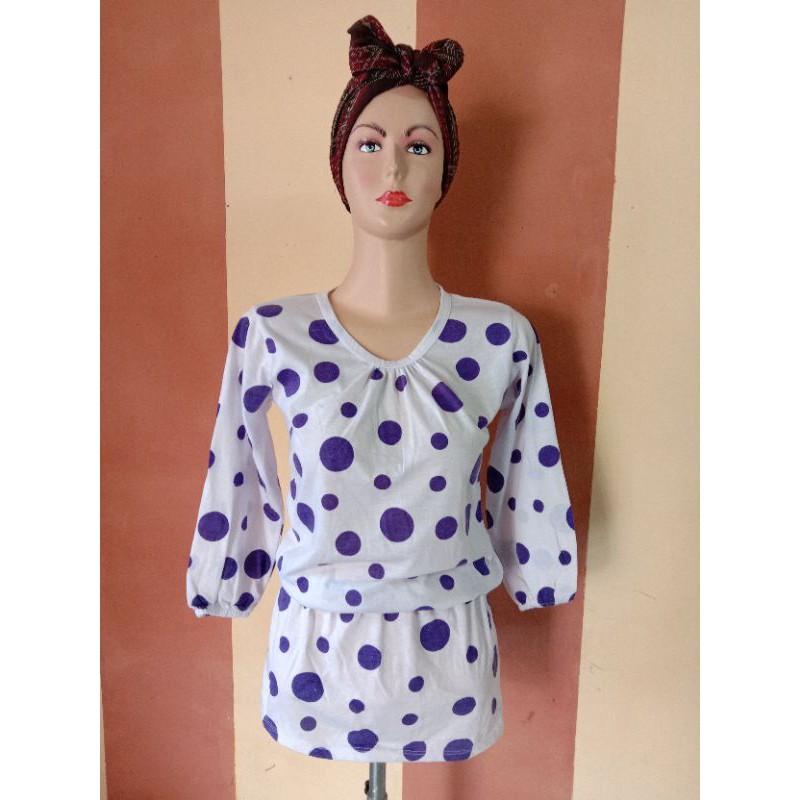 PRELOVED - BLOUSE POLKADOT