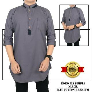 Baju Koko Pakistan Baju Muslim LIS SIMPLE KANCING Baju Koko Pakistan Baju Muslim LIS SIMPLE KANCING