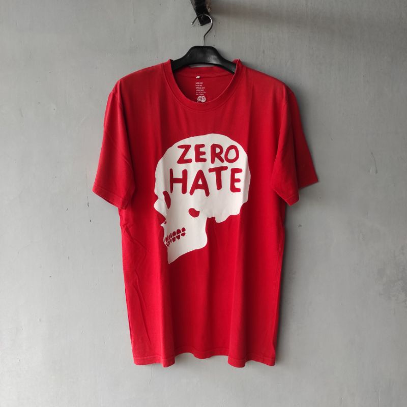 T-SHIRT ZERO HATE SKULL HEAD