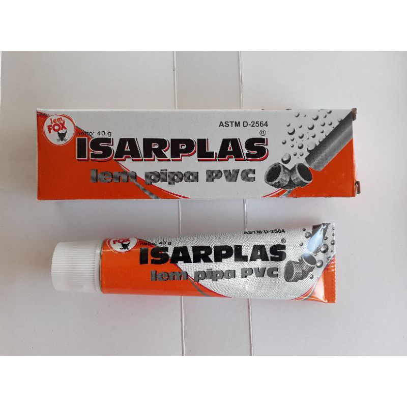 ORIGINAL Lem pipa PVC ISARPLAS 40gr | lem isarplas | lem PVC murah original
