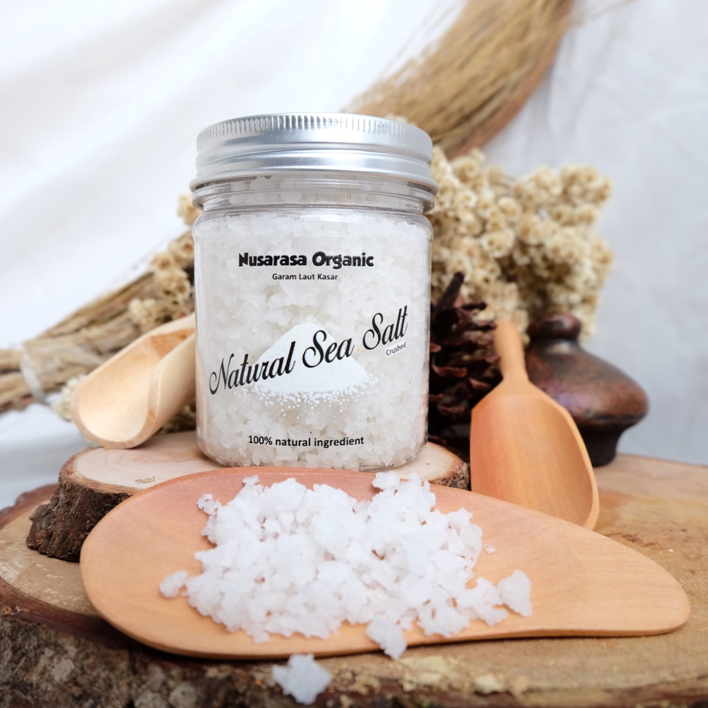 

Nusarasa Organik - Natural Sea Salt Crushed / Garam Laut Organik Kasar