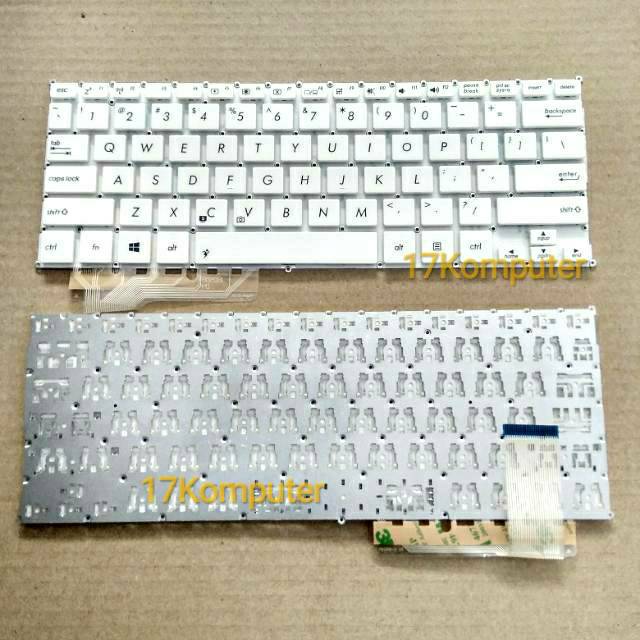 Keyboard Laptop Asus E203 E203NAH TP203 Putih