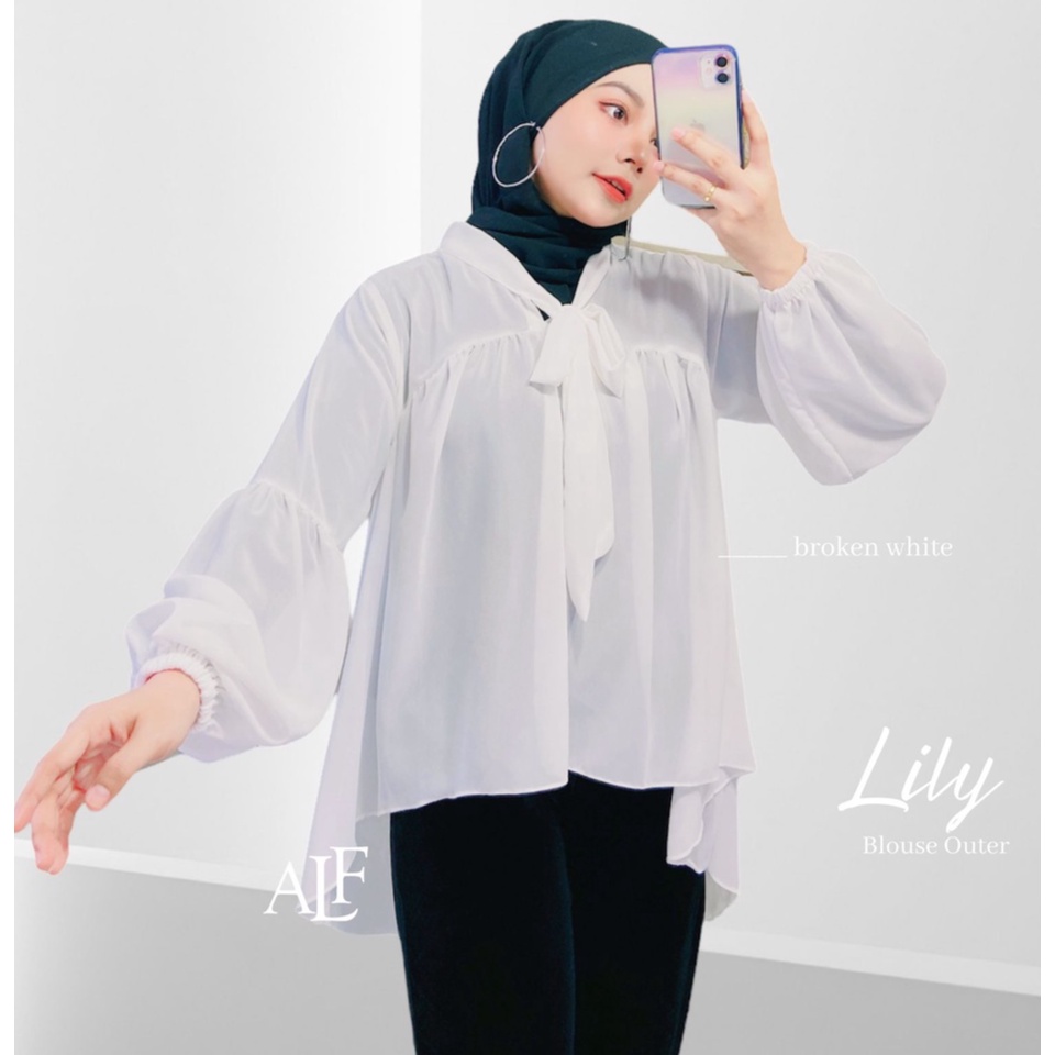 [TERBARU]Lily Blouse Outer Ceruty Babydoll