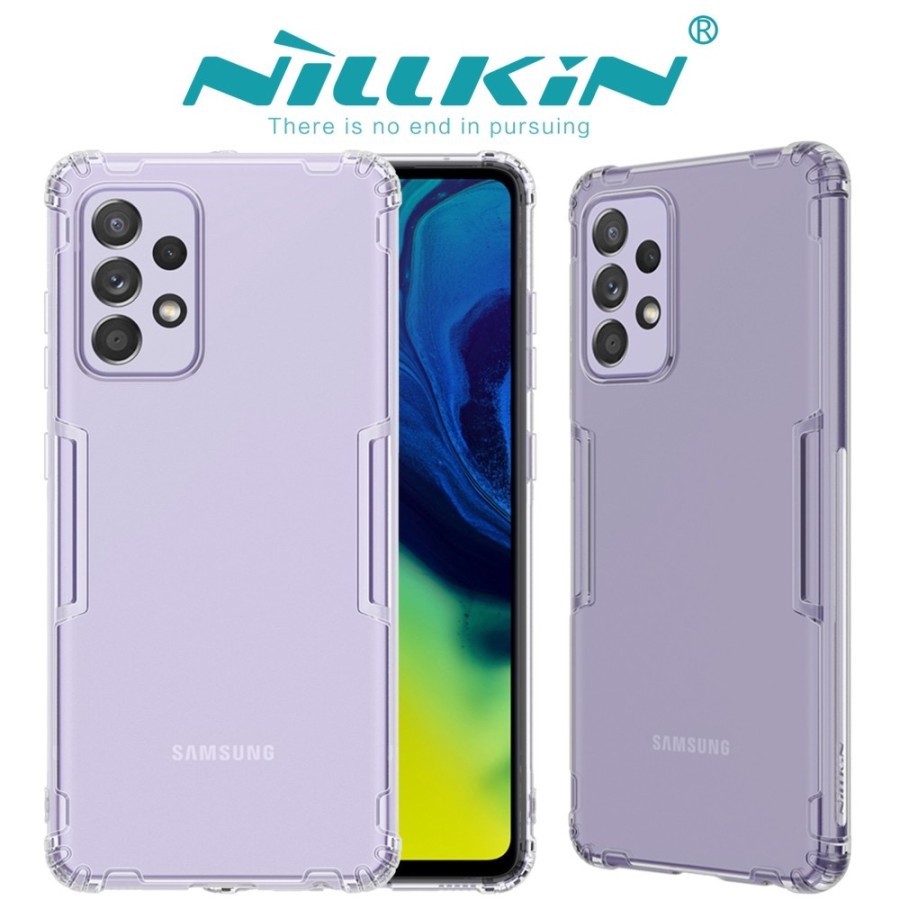 NILLKIN SAMSUNG A52 5G SILICONE SOFT CASE SAMSUNG A52 CASE TRANSPARANT SILIKON BENING A52 CASING