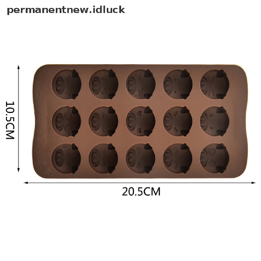 Cetakan Sabun / Permen / Cokelat / Biskuit 15 Lubang Bentuk Babi