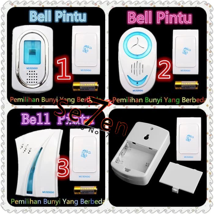 Bell Pintu / Door Bell Wireless / 36 Musik 30m Tanpa Kabel Nirkabel 6