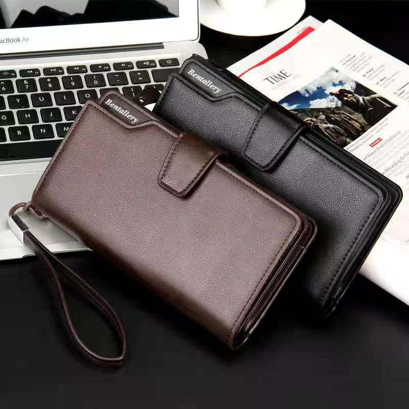 ( GS ) DOMPET PANJANG PU LEATHER UNTUK PRIA DEANGAN DESIGN POLOS DAN ELEGAN