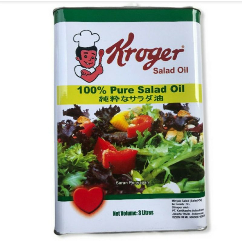 

Salad Oil Kroger 3 ltr