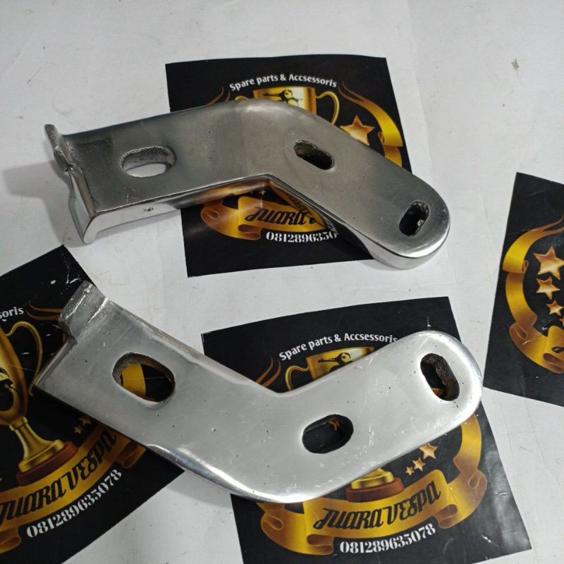 Plat Spion Tatakan Pelat Dudukan Kaca Miror Vespa Px Super Sprint Exclusive Excel-SuperSprintPxExclusi