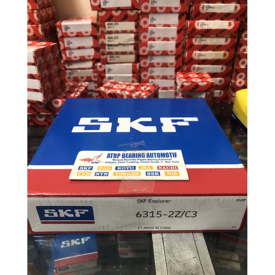 BALL BEARING 6315 2Z/C3 6315 ZZ C3 SKF ORIGINAL