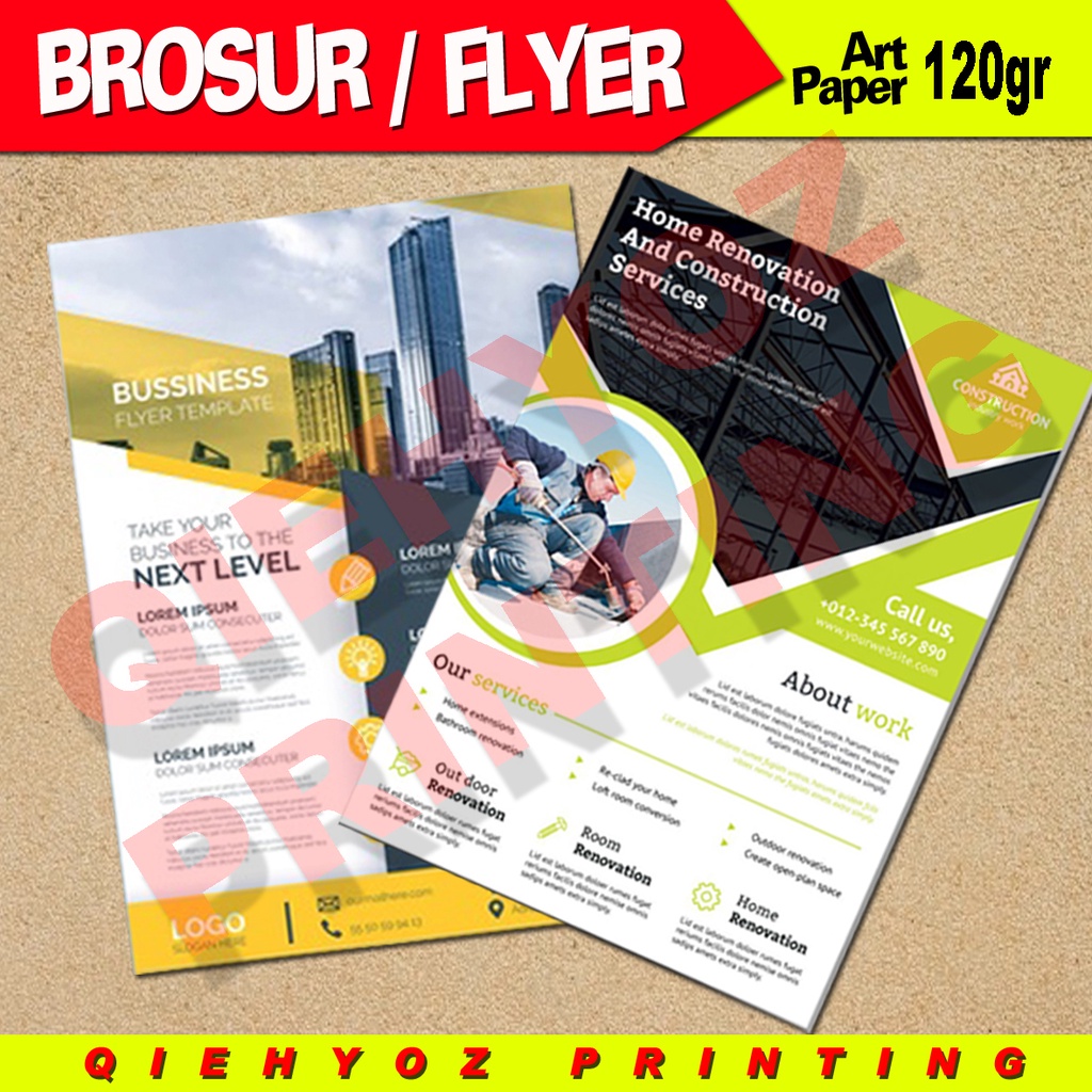 

PAKET BROSUR MURAH HARGA /500 LEMBAR
