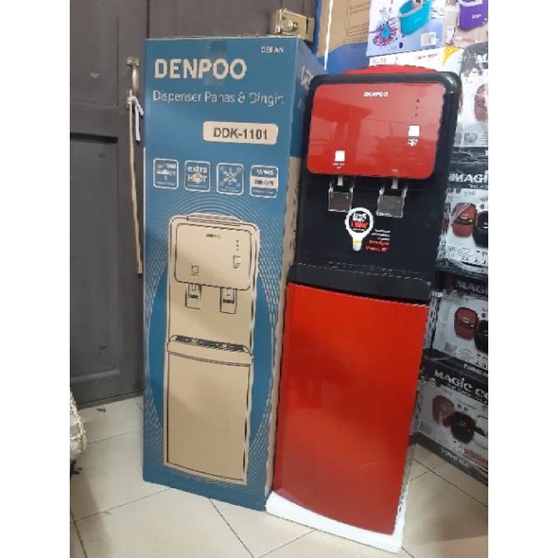 DENPOO DISPENSER DDK 1101 / DDK-1101 (NORMAL AND HOT) GARANSI RESMI-2