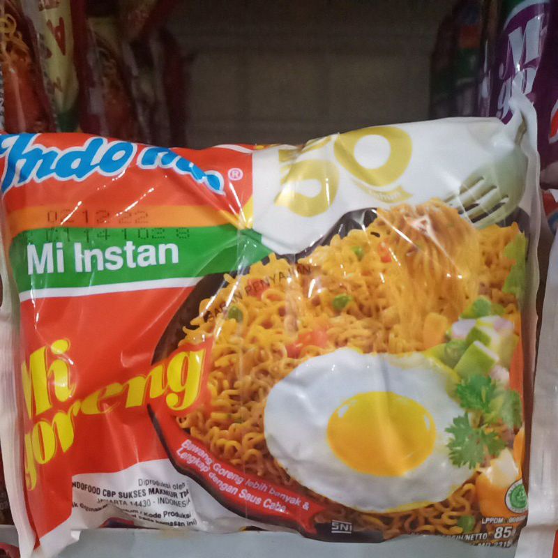 

Indomie goreng PERBENDEL ISI 3