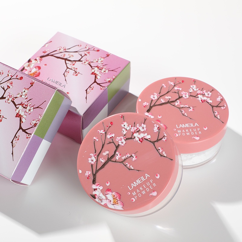 Bedak Powder Sakura Oil Control, Bedak Tabur Wajah, Kosmetik Wajah