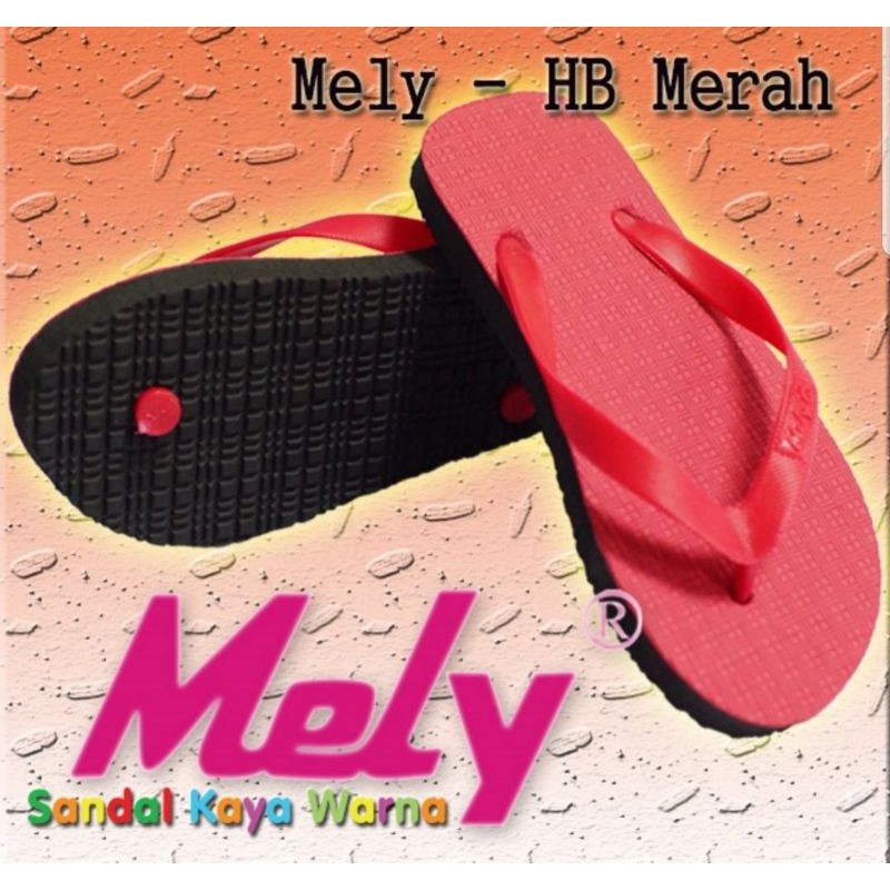 ISI 6 PASANG Sandal jepit Mely / Sandal jepit murah/ Sandal musholla