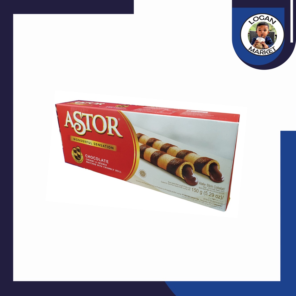 Astor Wafer Stick Double Coklat Kotak Box 150gr 150gram 150 gram